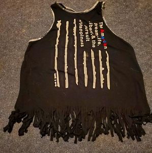 American Flag Patriotic Tank